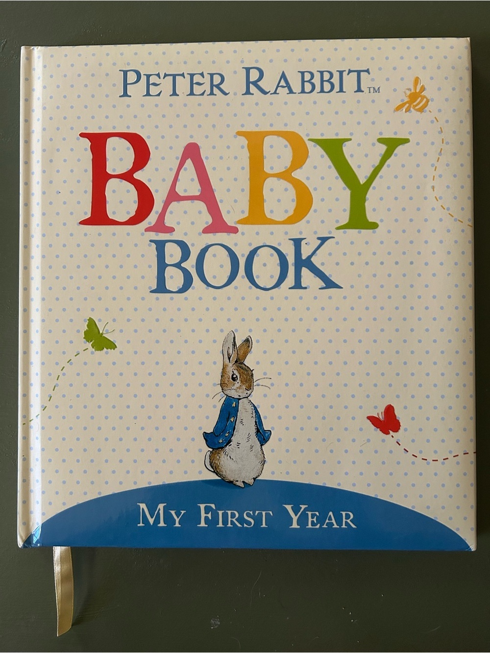 Peter Rabbit Baby Book My First Year Beatrix Potter Hardcover Gift Memory Book